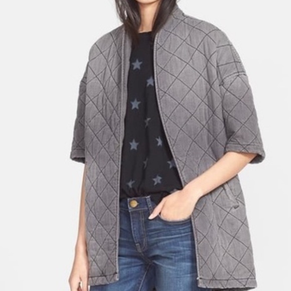 Current Elliott ‘The Quilted Car Coat’ Size 2/Medium - Picture 4 of 6